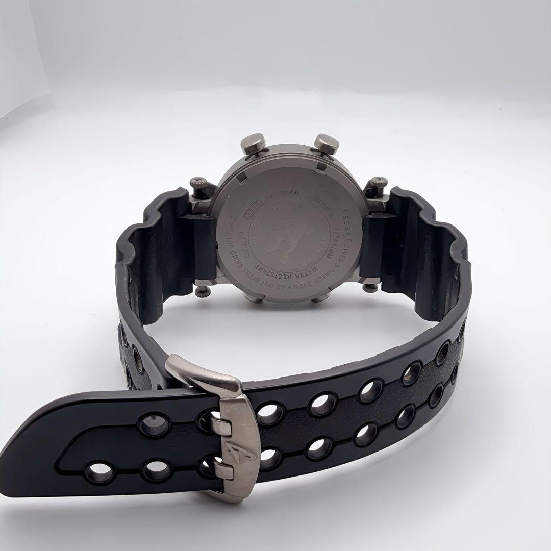 Working condition CASIO G-SHOCK DW-9900 FROGMAN Titanium Quartz Used item no Box