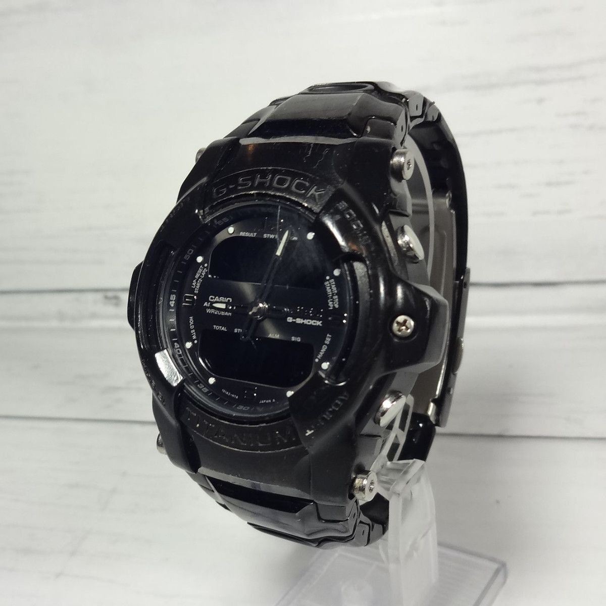 Full Black Titanium G SHOCK GS 300 New Battery Working Condition