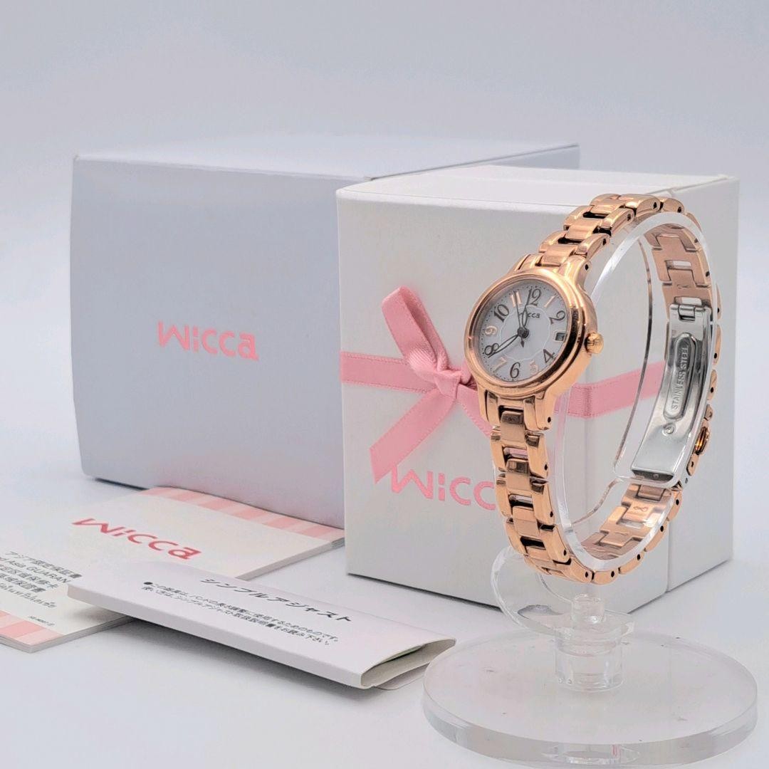 Citizen Wicca Solar KH4 963 13 Pink Gold Watch