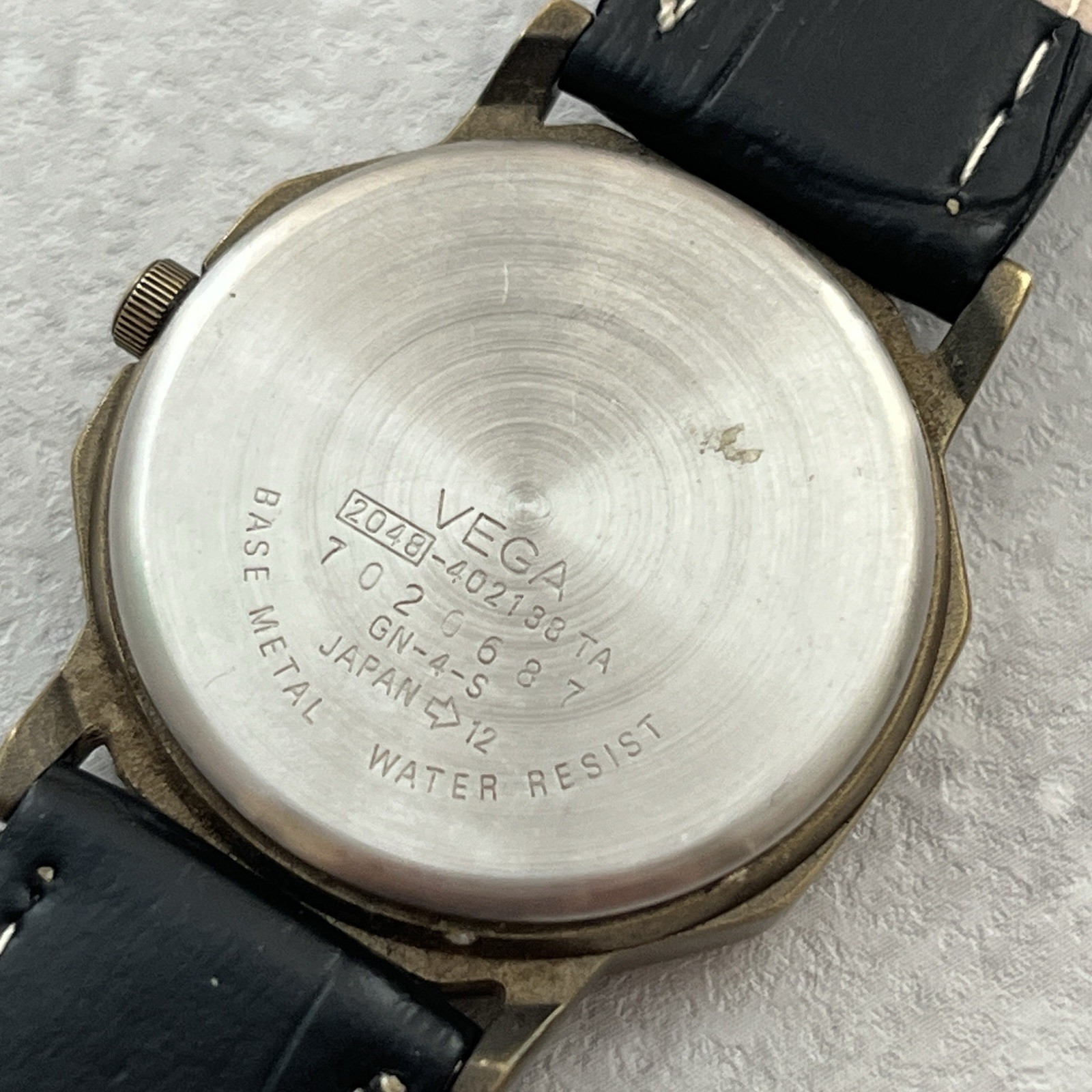 CITIZEN JUNCTION VEGA Quartz Watch Small Seconds Roman Dial Working Vintage
