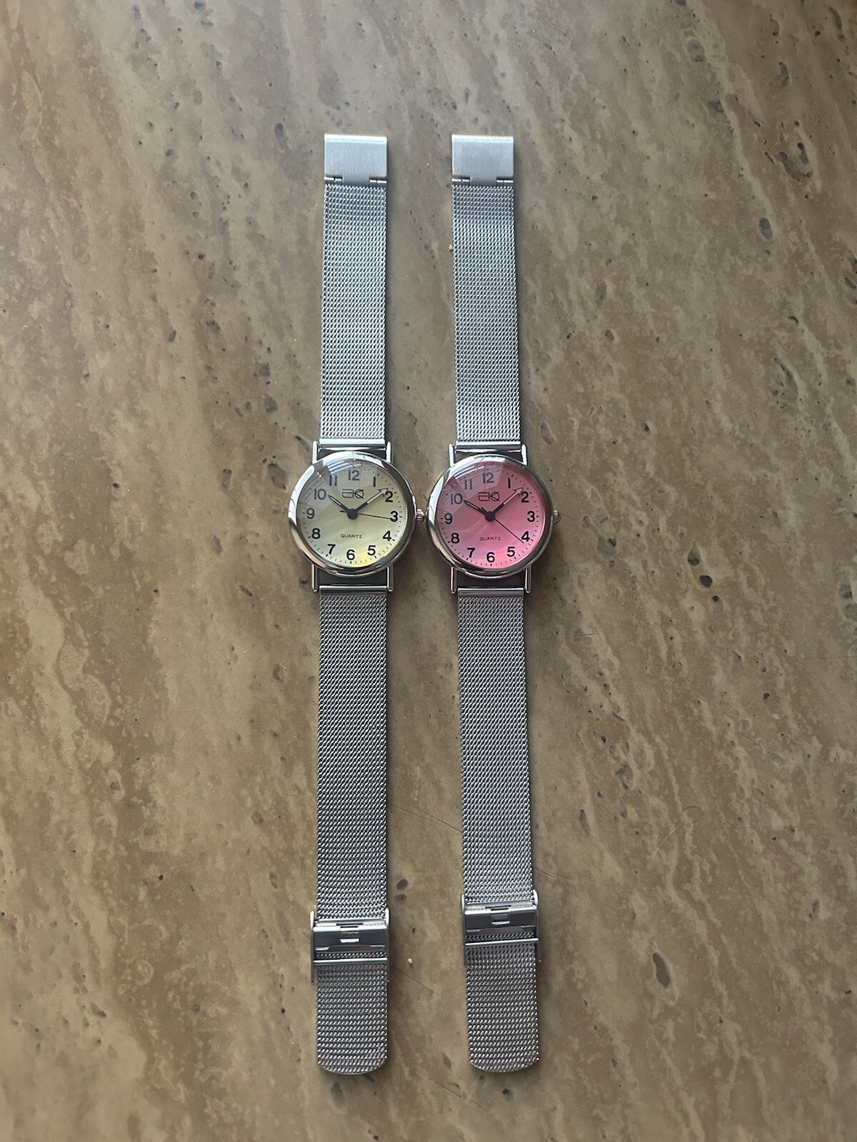 Buyer gets 2 New Unisex EKO Soft Mesh Band quartz watches-USA vendor