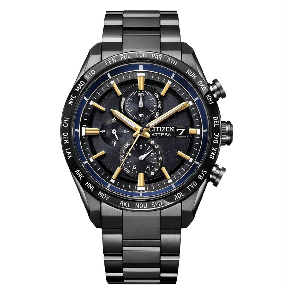 Citizen Attesa AT8289-67E ACT Line Black Titanium Eco-Drive Limited