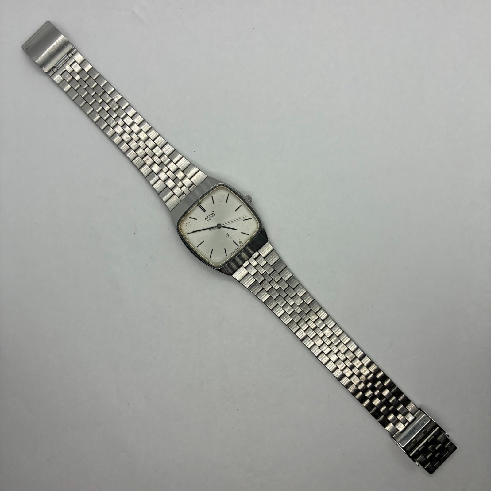 SEIKO 7830-5030 Quartz Tonneau Square Daini Seikosha Vintage 1977 #2444