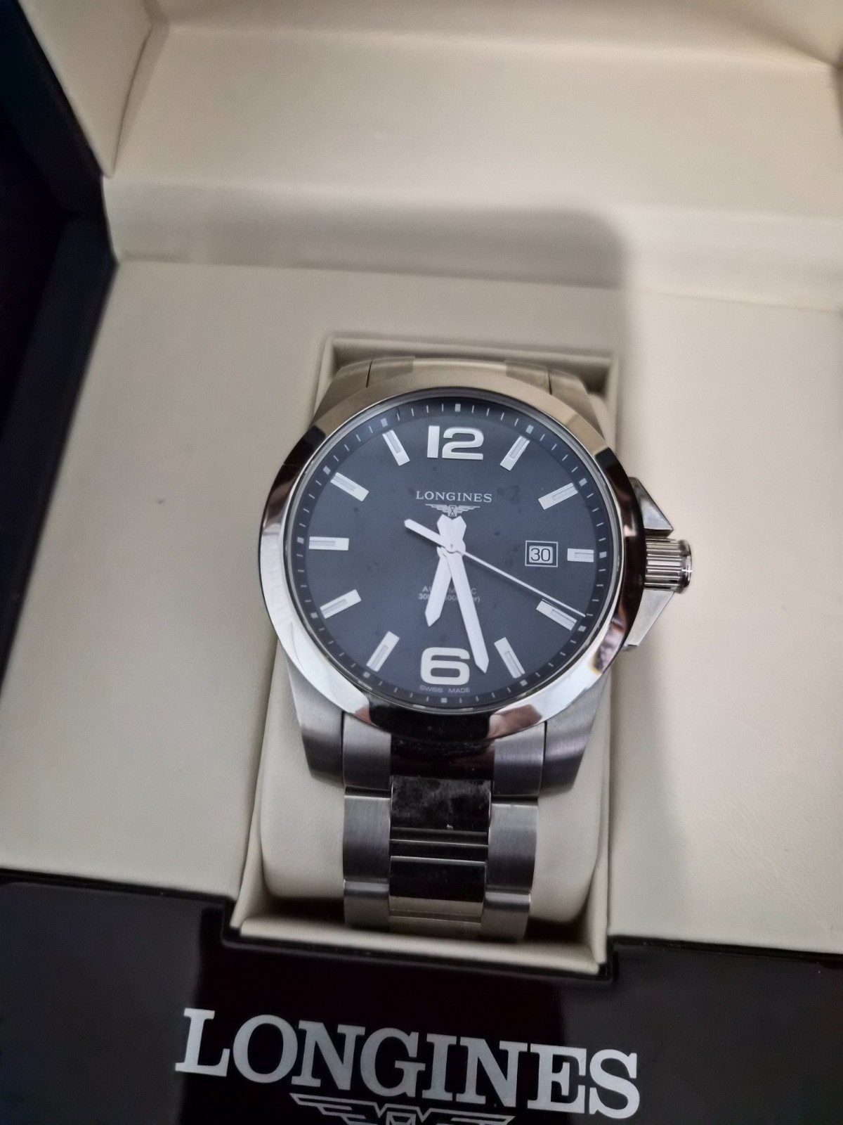 longines SunRay conquest 43mm blue