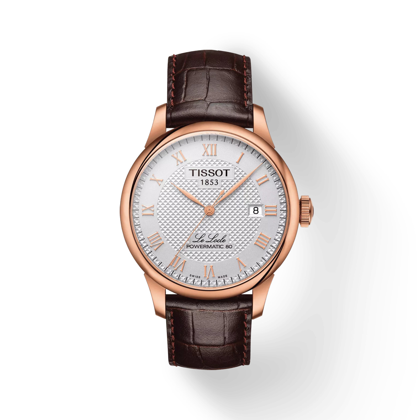 Tissot Le Locle Powermatic 80 Leather Strap 39.3 MM Watch T006.407.36.033.00