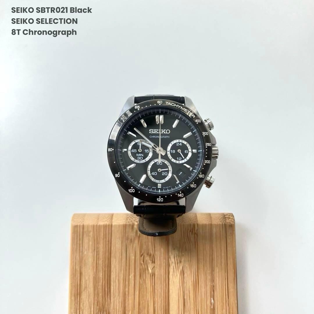 SEIKO SBTR021 Unisex Analog Not Specified Watch Black Used