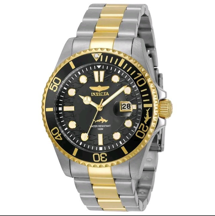 Invicta Pro Diver Black/Gold Men’s Watch – 30023