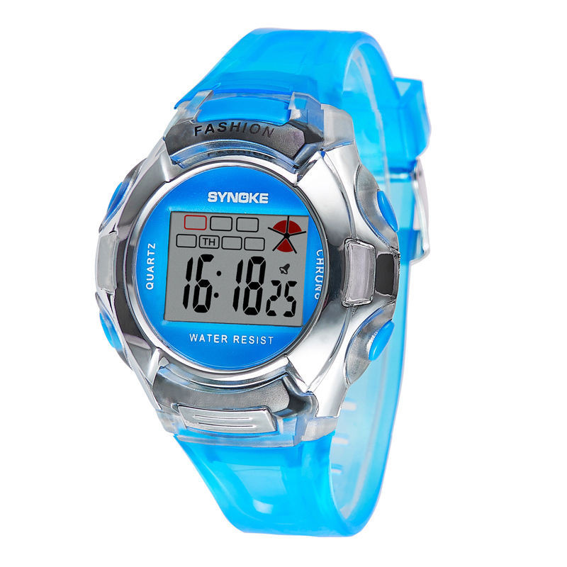 Waterproof Child Boy Girl Sports Electronic Digital Wrist Watches for Kids Gift