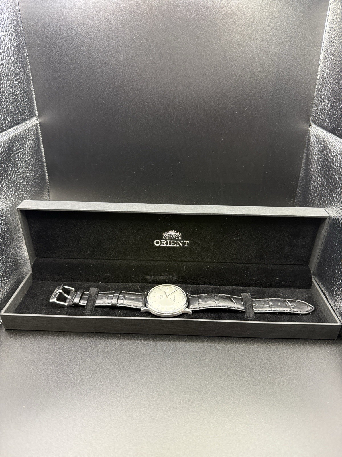 Orient Bambino – Version 3 – New Mineral Crystal – New Leather Strap – Box