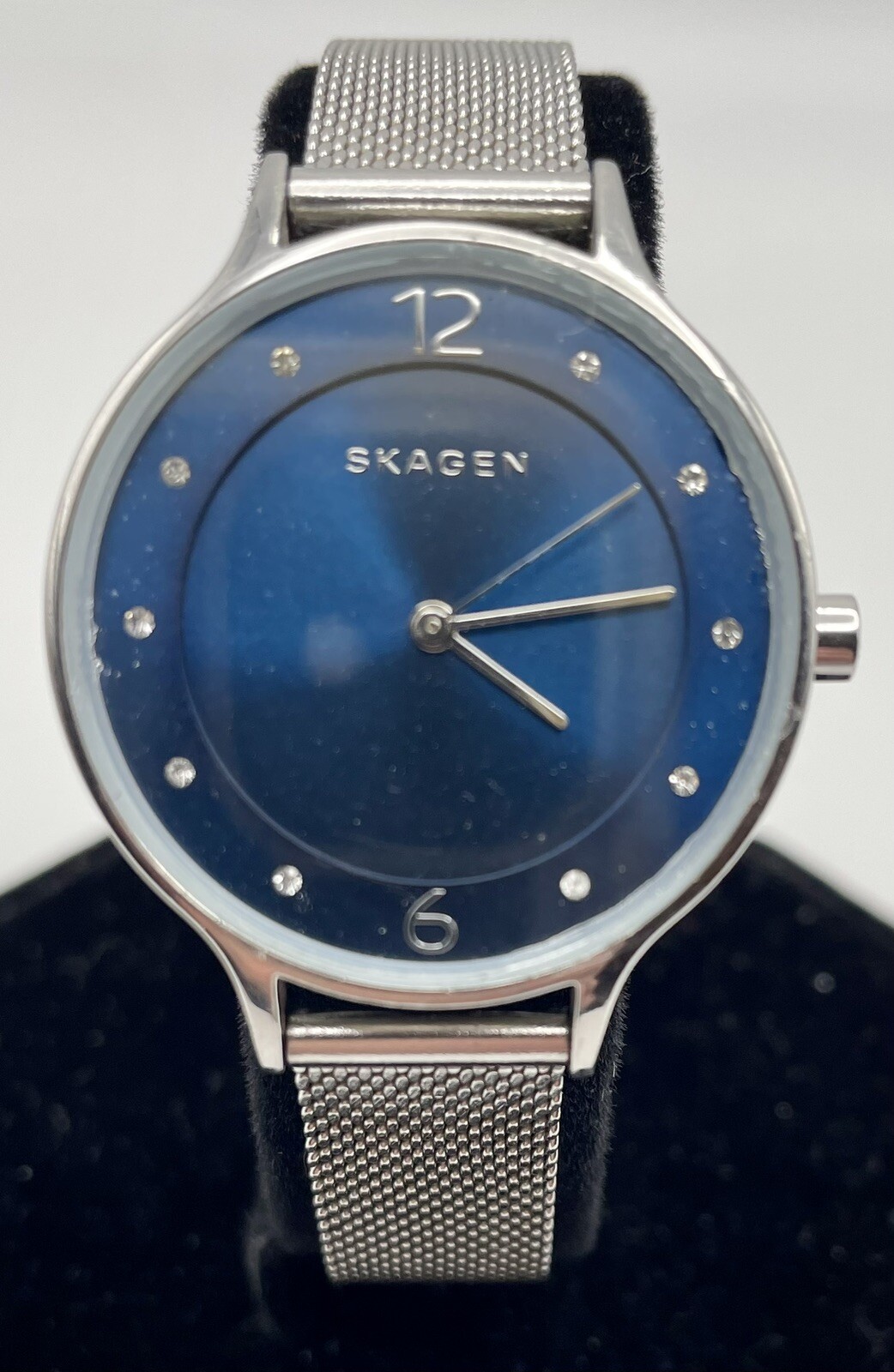 Skagen Anita Mesh Ladies Watch Anita Blue Dial SKW2307 WR 3ATM