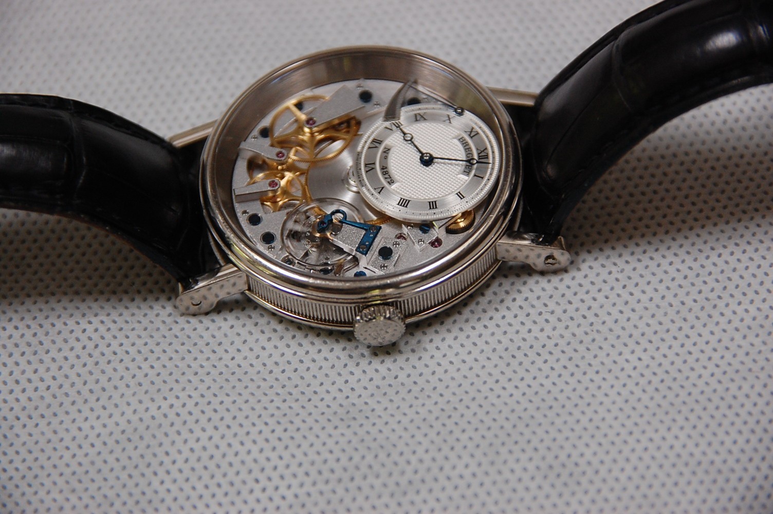 Breguet Tradition | 18kt White Gold | 40mm | Deployant Clasp | Ref 7057BB/11/9W6