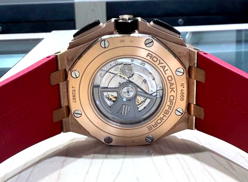 Royal Oak Offshore Black Mega Tapisserie Dial Chronograph Ref. 26401RO