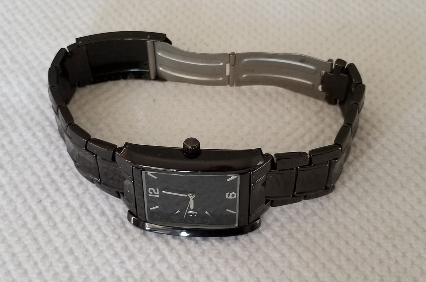 Men’s Allude Chocolate Watch FMDAL596 Link Band 8 1/4″ Max Size New Battery