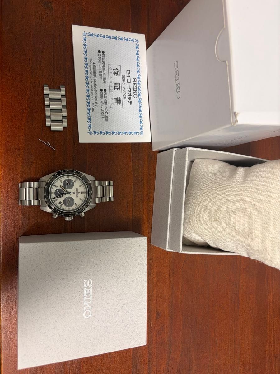SEIKO Prospex SPEEDTIMER SBDL085 V192-0AF0 Solar Panda Chronograph #0013