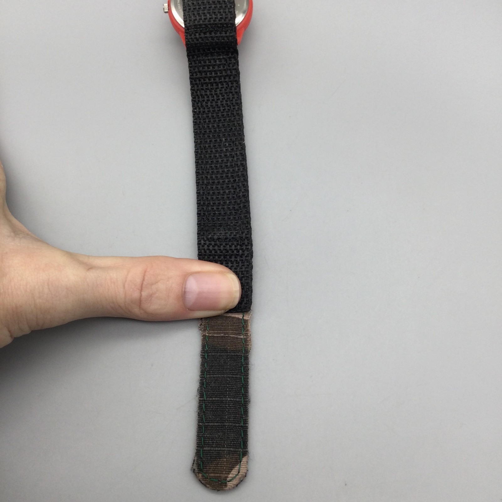 RedBalloon Kids Watch 32mm Red Bezel Camo Time Teller Dino Sport New Battery
