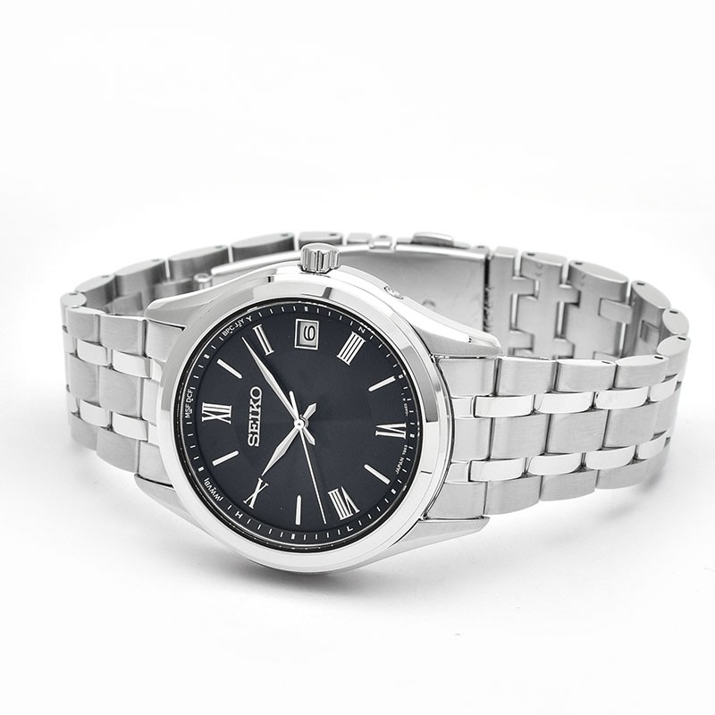 Seiko Selection SBTM361 Quartz Black Dial 37 mm Watch