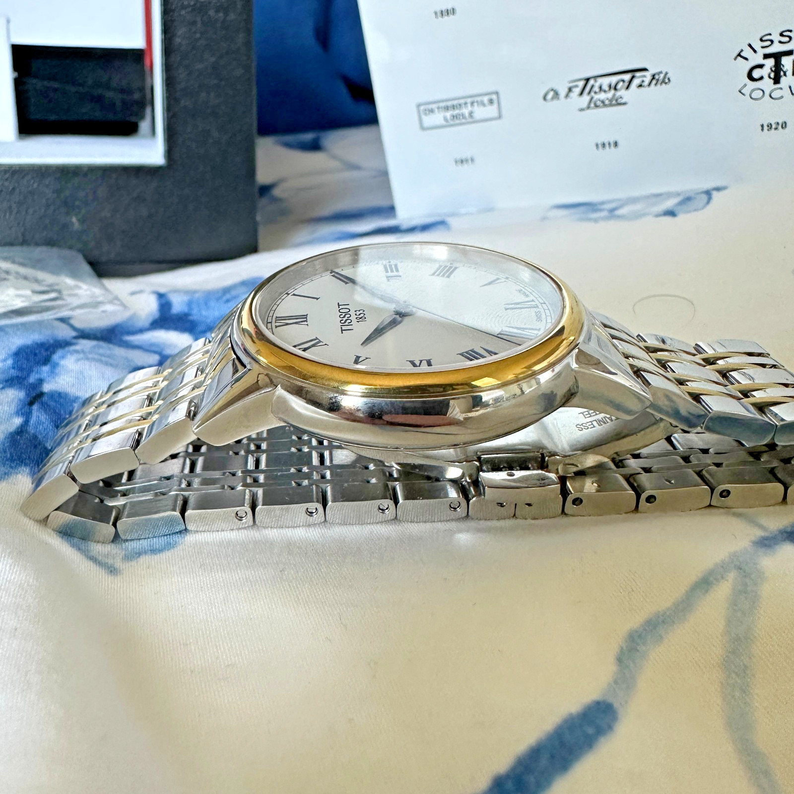 Tissot T-Classic Carson Two-Tone Stainless Steel Quartz Watch