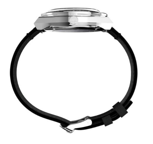 Q Timex x NASA Space Moon Phase Leather Strap Men’s Watch TW2Y56800