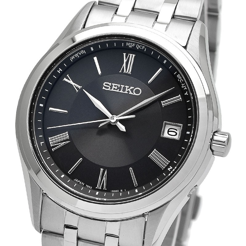 Seiko Selection SBTM361 Quartz Black Dial 37 mm Watch