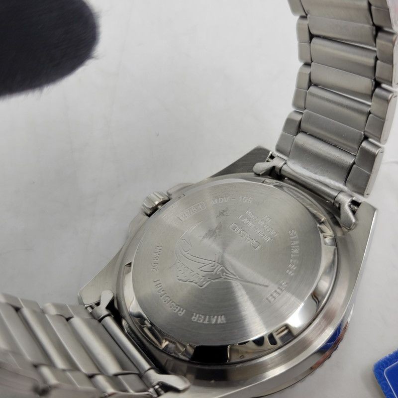 Used Excellent Condition CASIO Casio MDV 106DD 1A1V Wristwatch 199 260527 as 16