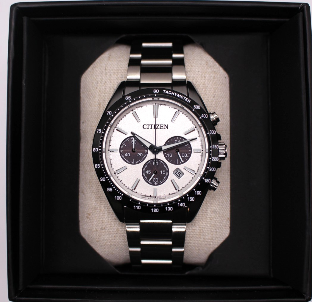 Citizen Collection CA4764-57A Silver Dial Eco-Drive Chronograph Solar Men Watch