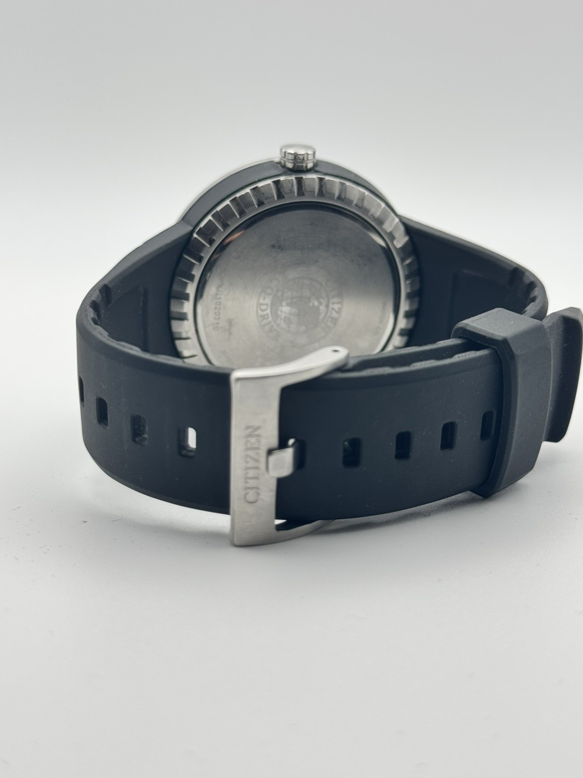 Citizen Eco-Drive DIY Diver 200m Date Black Dial Rubber Strap WR200
