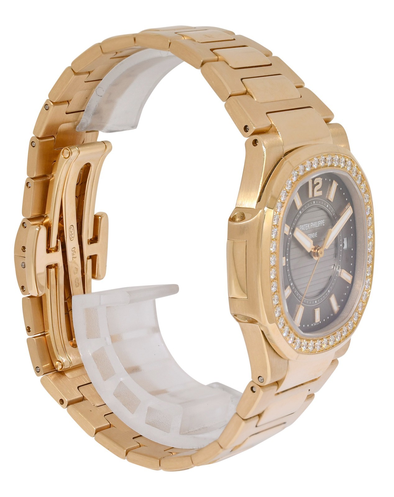 Patek Philippe Nautilus 18k Rose Gold & Diamond Ladies Watch 7010/1R