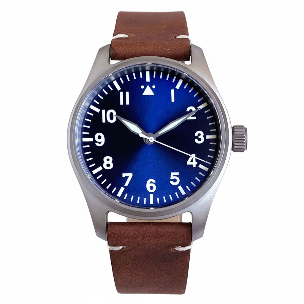 Tandorio Dive Automatic 39mm Titanium Pilot Watch Sapphire NH35/Miyota8215 Movt