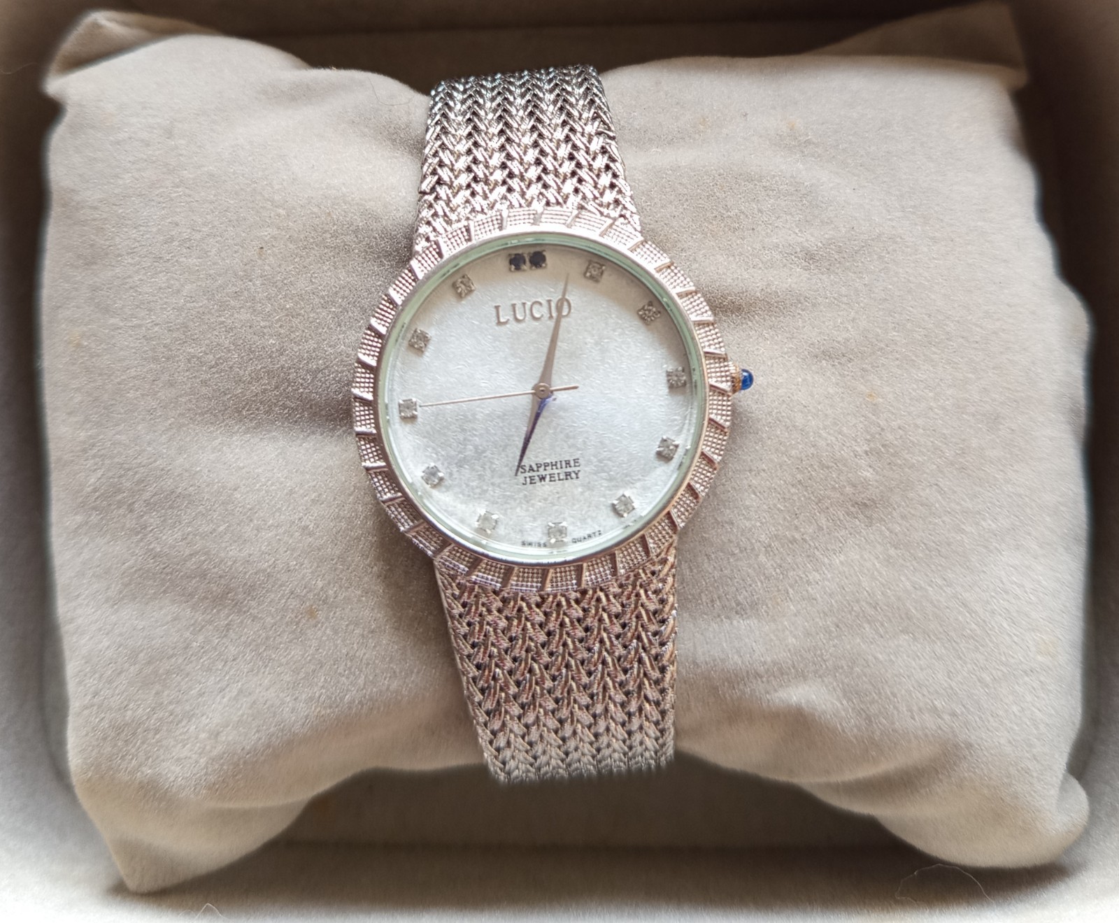 Watch Women Vintage- Lucio Brand # G-104, Sapphire Jewelry