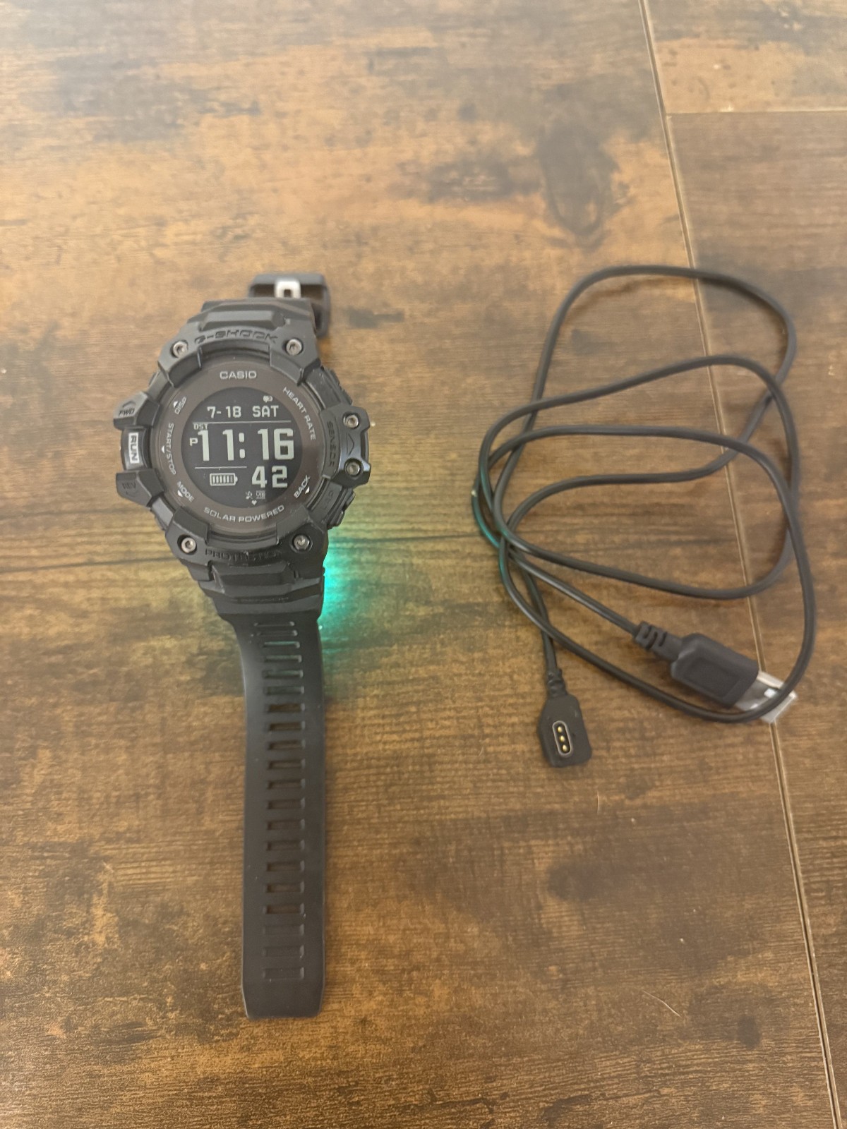 Casio G-Shock GBD-H1000-1JR G-SQUAD GPS Heart Rate Solar Black Watch