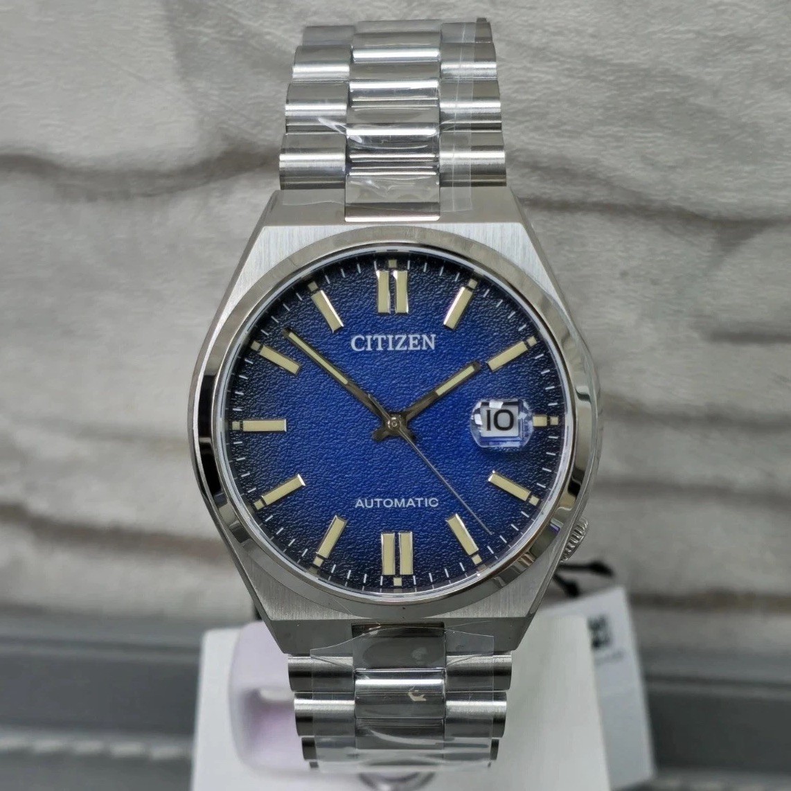 Citizen NJ0151-88L Mens Automatic Blue Dial 40mm Date 5ATM Steel Bracelet