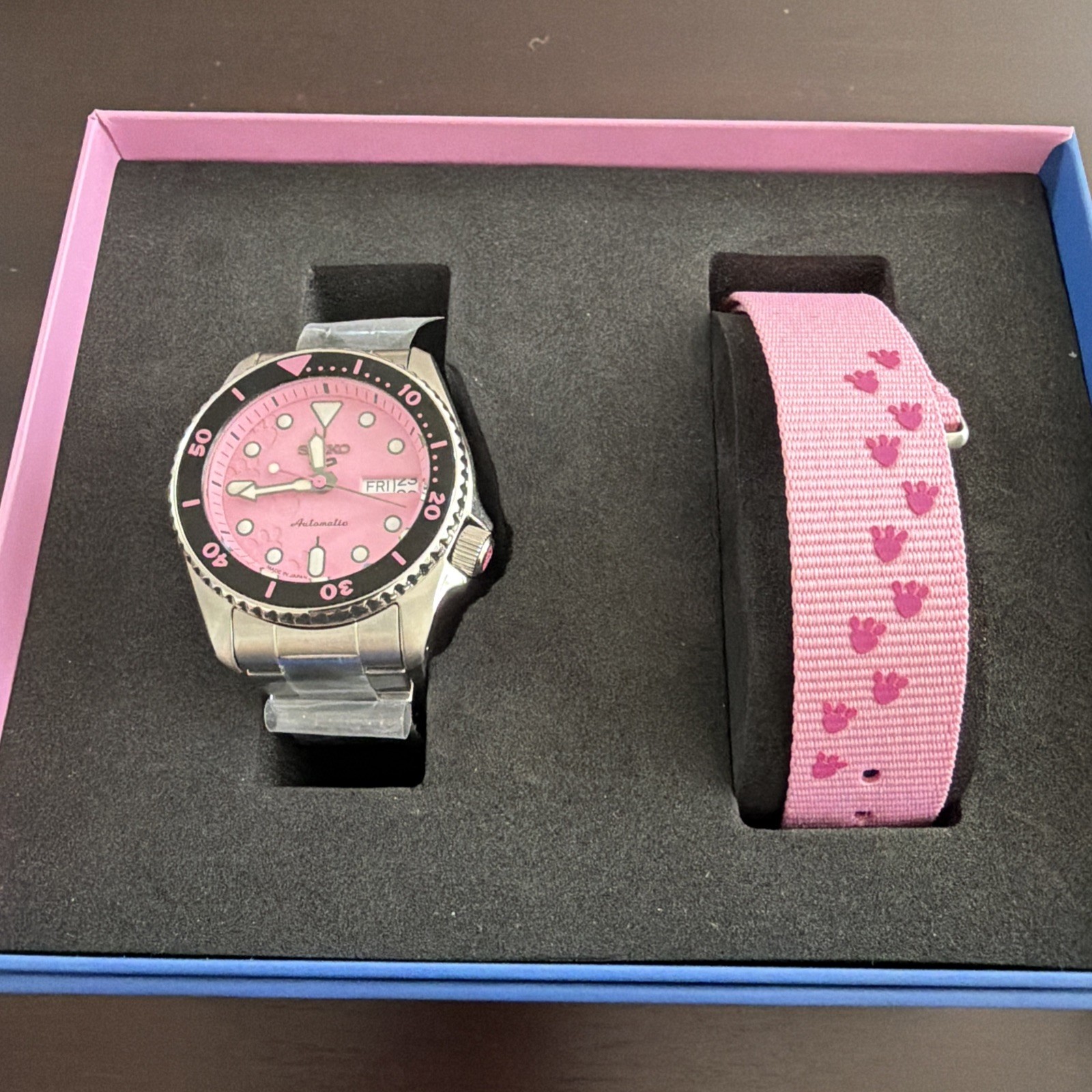 New Seiko 5 Sports x Pink Panther Limited Edition SRPM07 Automatic Made in Japan