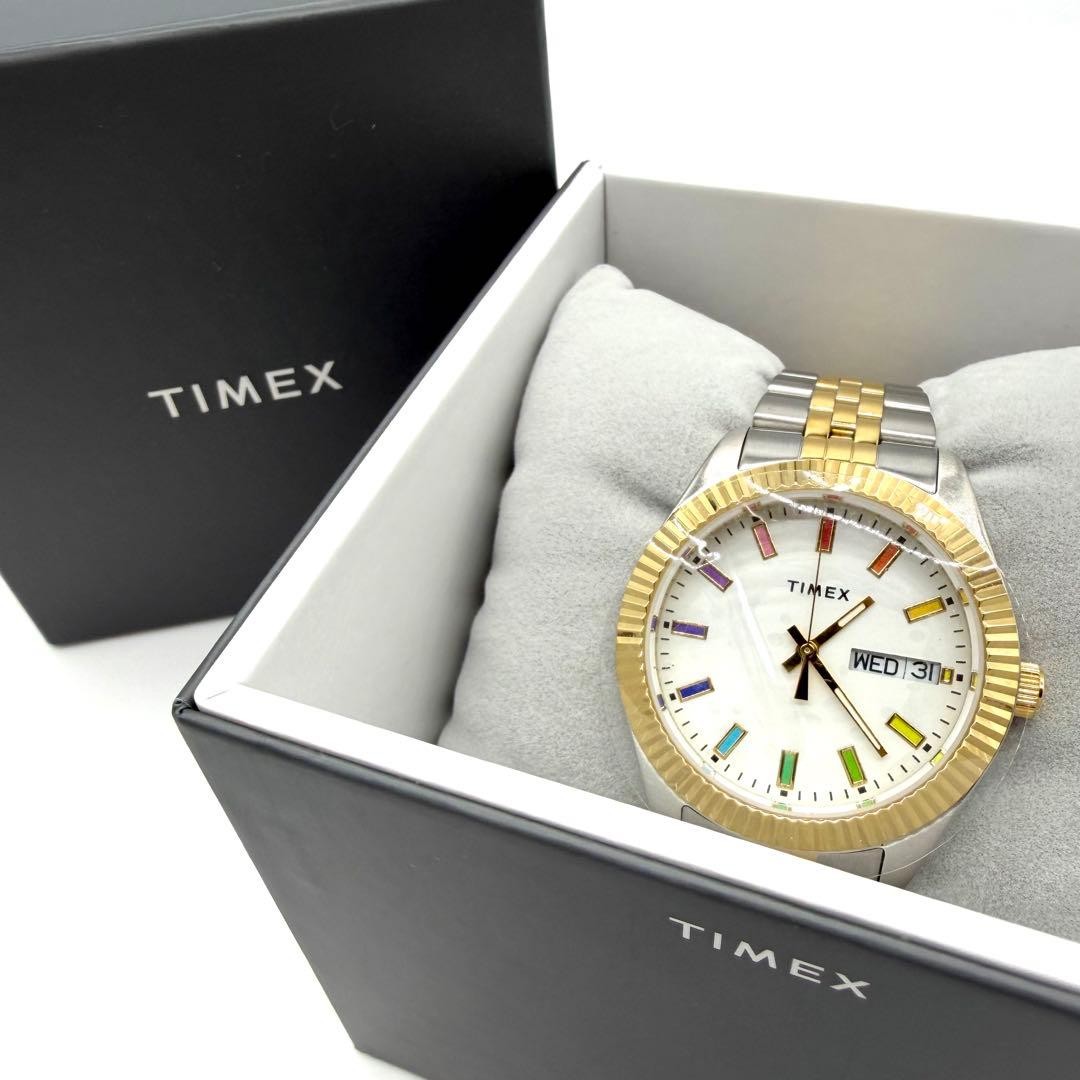 Timex Waterbury Legacy White Dial Two Tone Watch Unused
