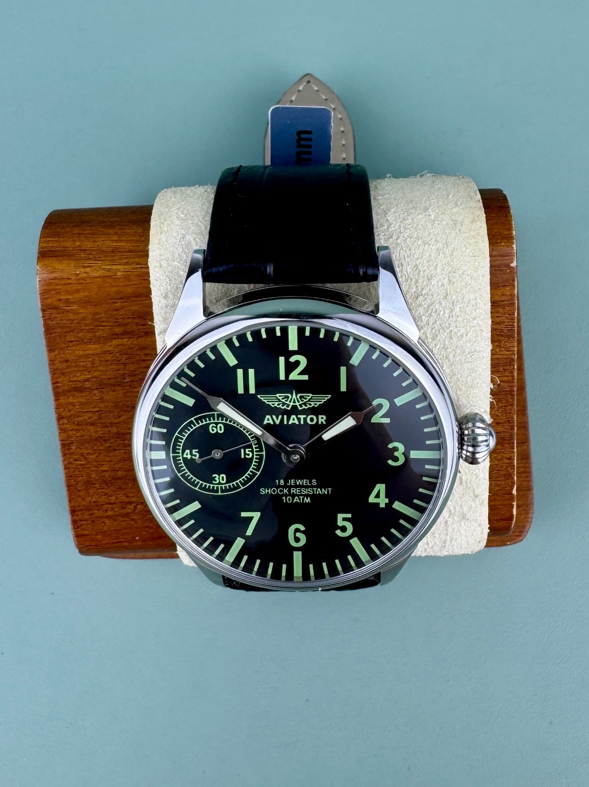Molnija Pilot Aviator mechanical wriswatch Men big military watch 3602