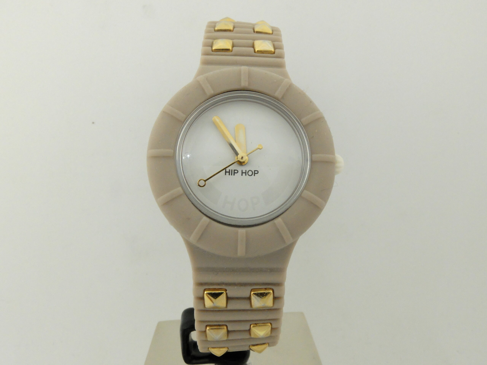 Watch HIP HOP Silicone Rubber Plastic Steel Ivory Quartz Unisex 311vv17