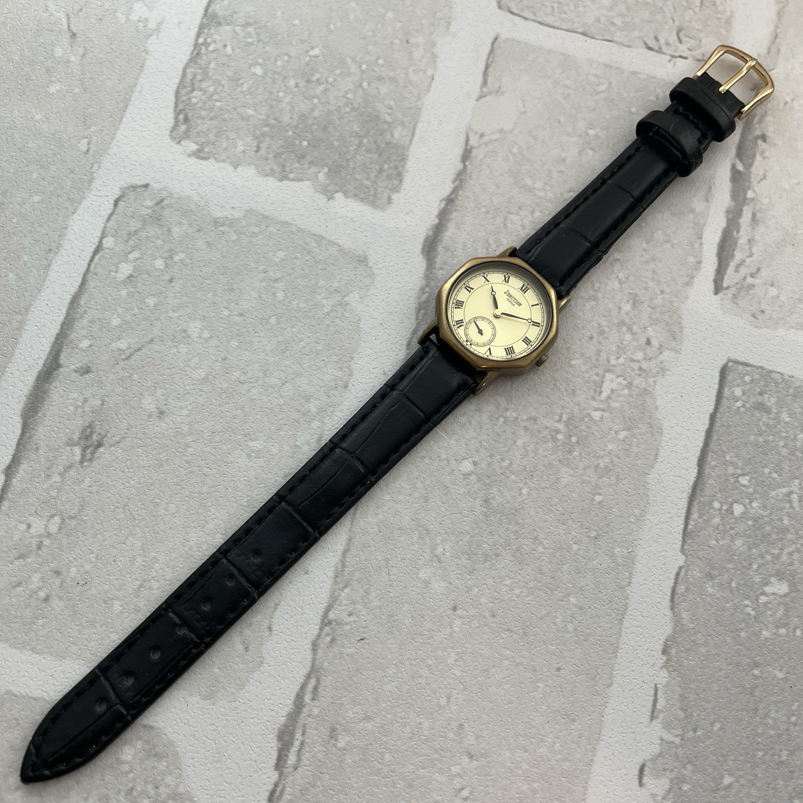 CITIZEN JUNCTION VEGA Quartz Watch Small Seconds Roman Dial Working Vintage