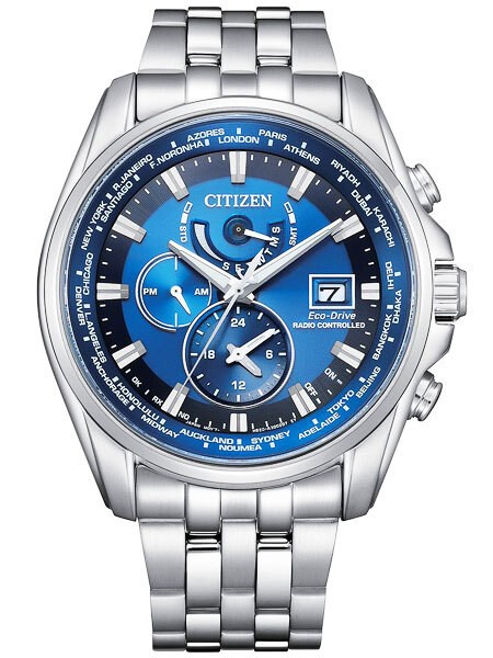 CITIZEN Eco Drive Solar Radio Wave Watch Sapphire Glass AT9120 89L