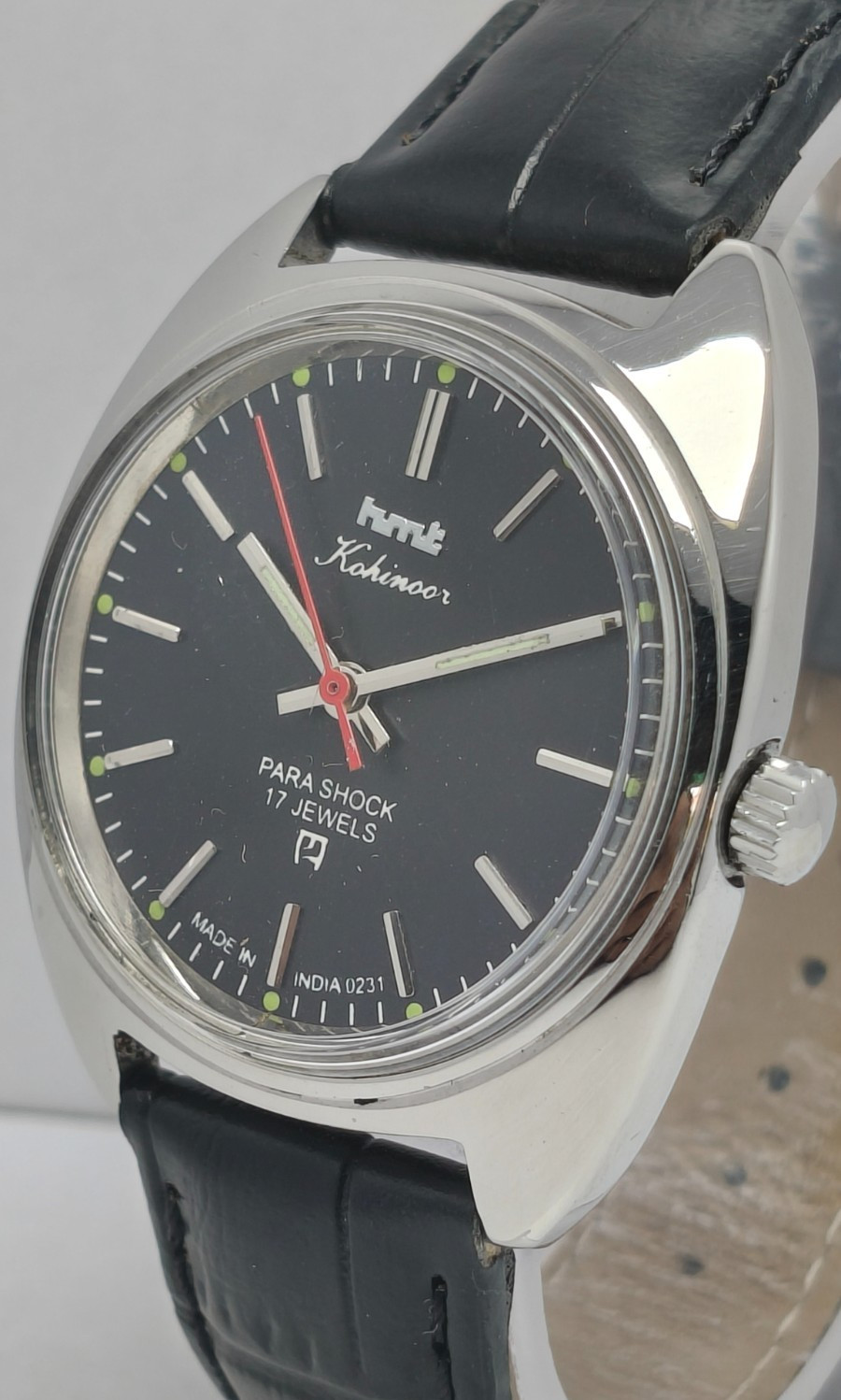HMT Kohinooor 17J Hand Winding Wrist Watch For Men’s In Working Condition
