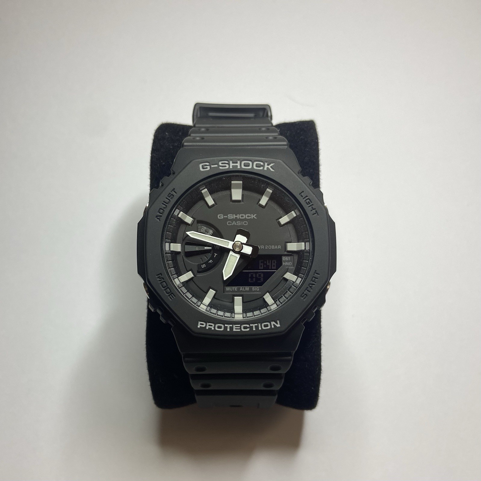 Casio G-SHOCK GA-2100 Men’s Analogue/Digital Black Resin Strap 200m Quartz