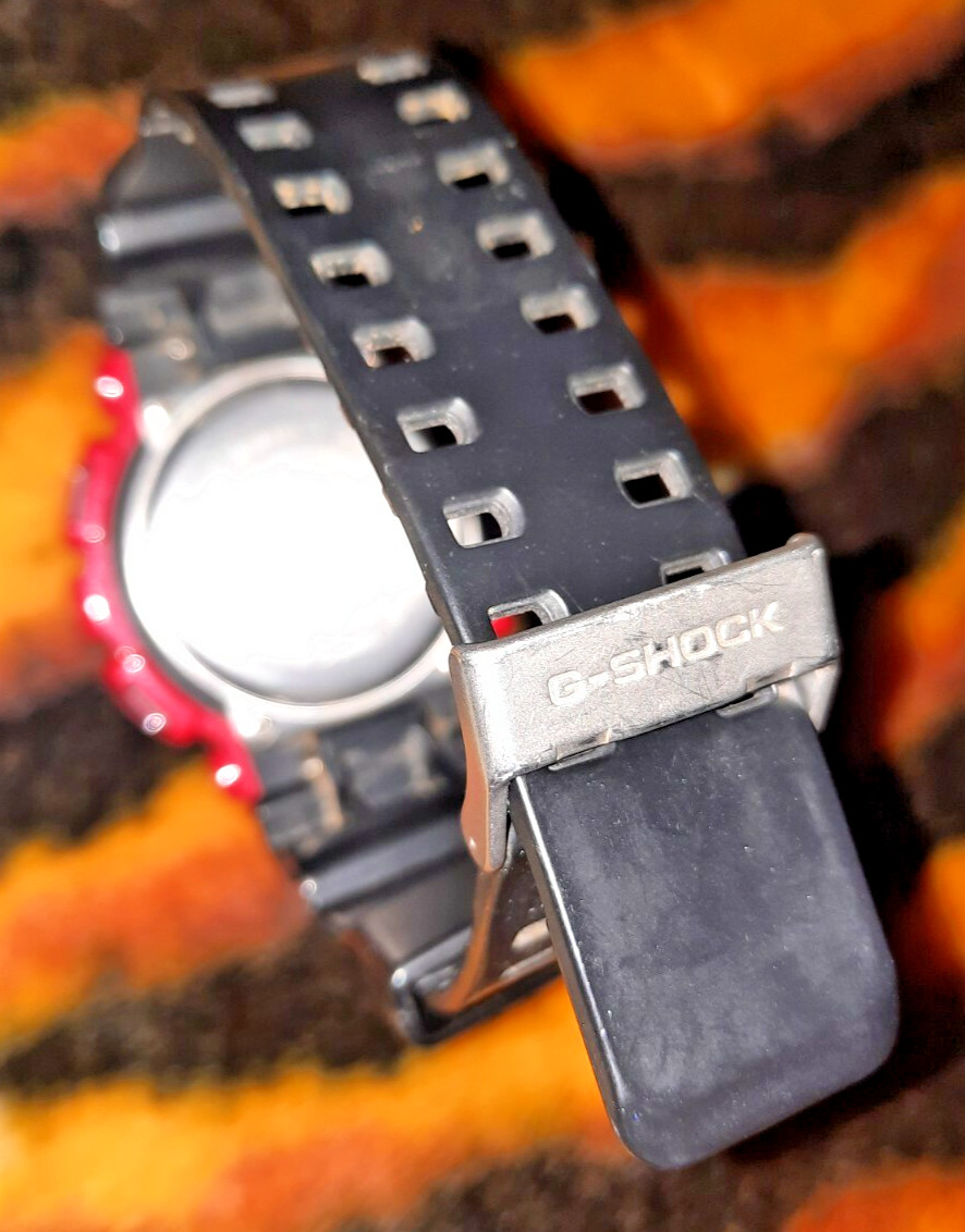 CASIO G-Shock~GA-100 Wrist Watch +2 Extra Bezels~Red/Black/Green/Blue/White💯😎