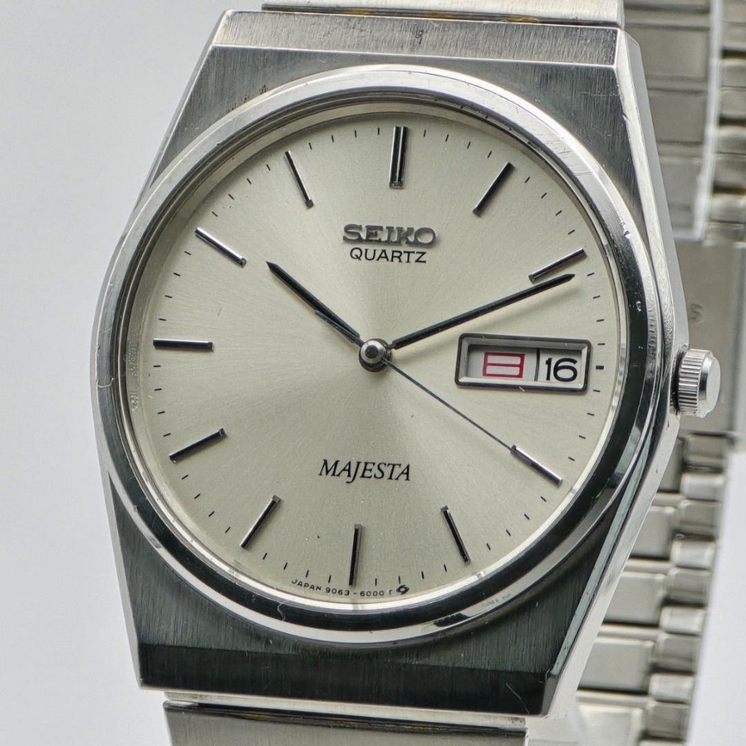 SEIKO Majesta 9063-6000 Quartz Watch 1983 Running