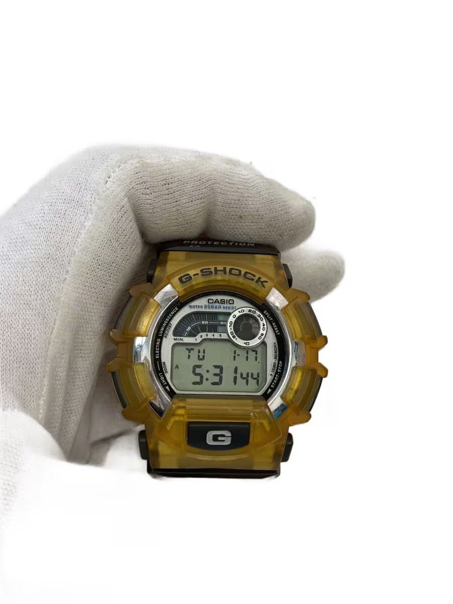 CASIO Quartz Watch Digital Rubber YLW YLW DW 9500