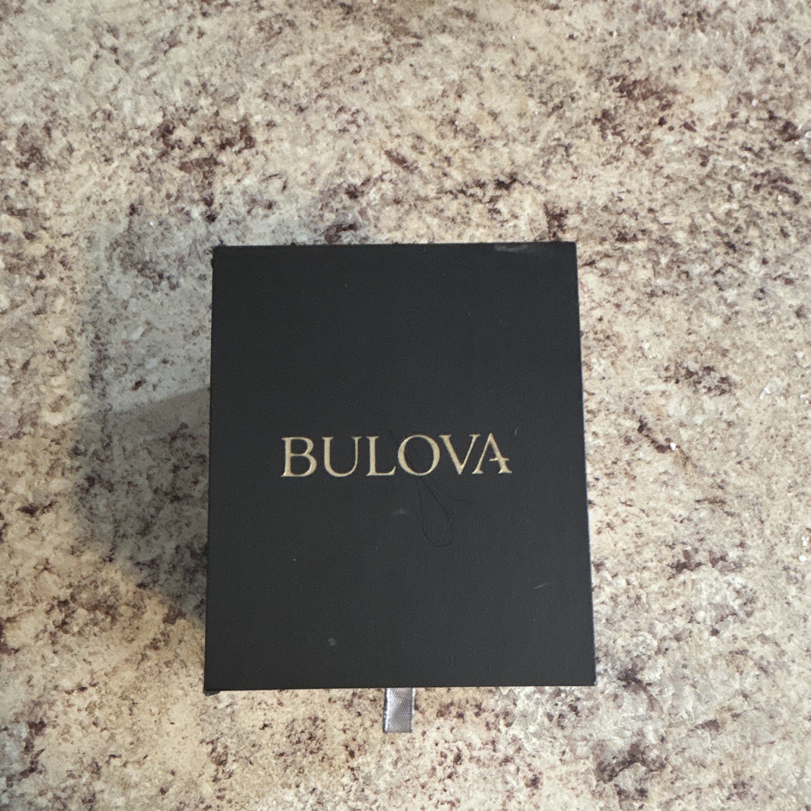 Bulova men’s Silver-Tone Crystal Chronograph Quartz Bracelet Watch w/ Box