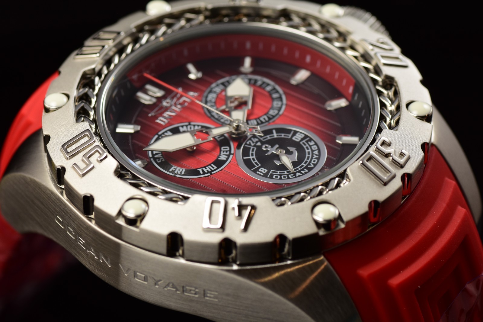 Invicta Men’s Racing JM Limited Edition Gunmetal Dial Quartz Strap Watch