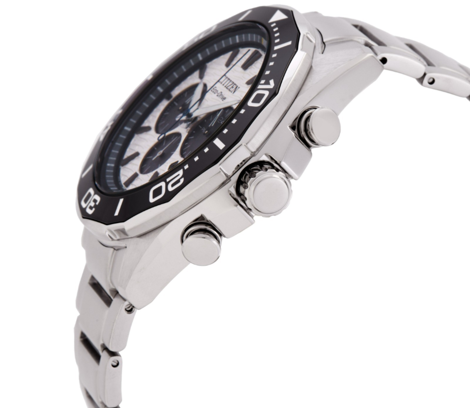 Citizen Men’s Endeavor Chronograph Quartz White Dial Watch – CA4730-59A NEW