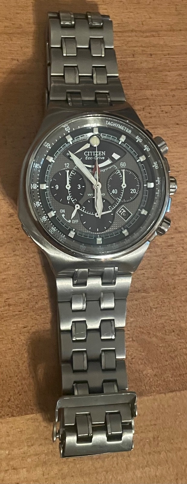 Citizen Men’s Eco-Drive Chrono Titanium Calibre 2100 Bracelet Watch AV0021-52H