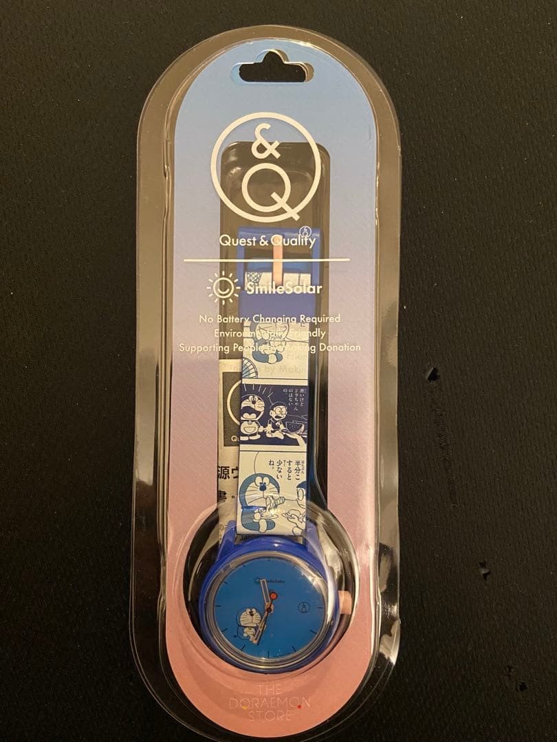 Doraemon Original Wristwatch Q Q SmileSolar Blue