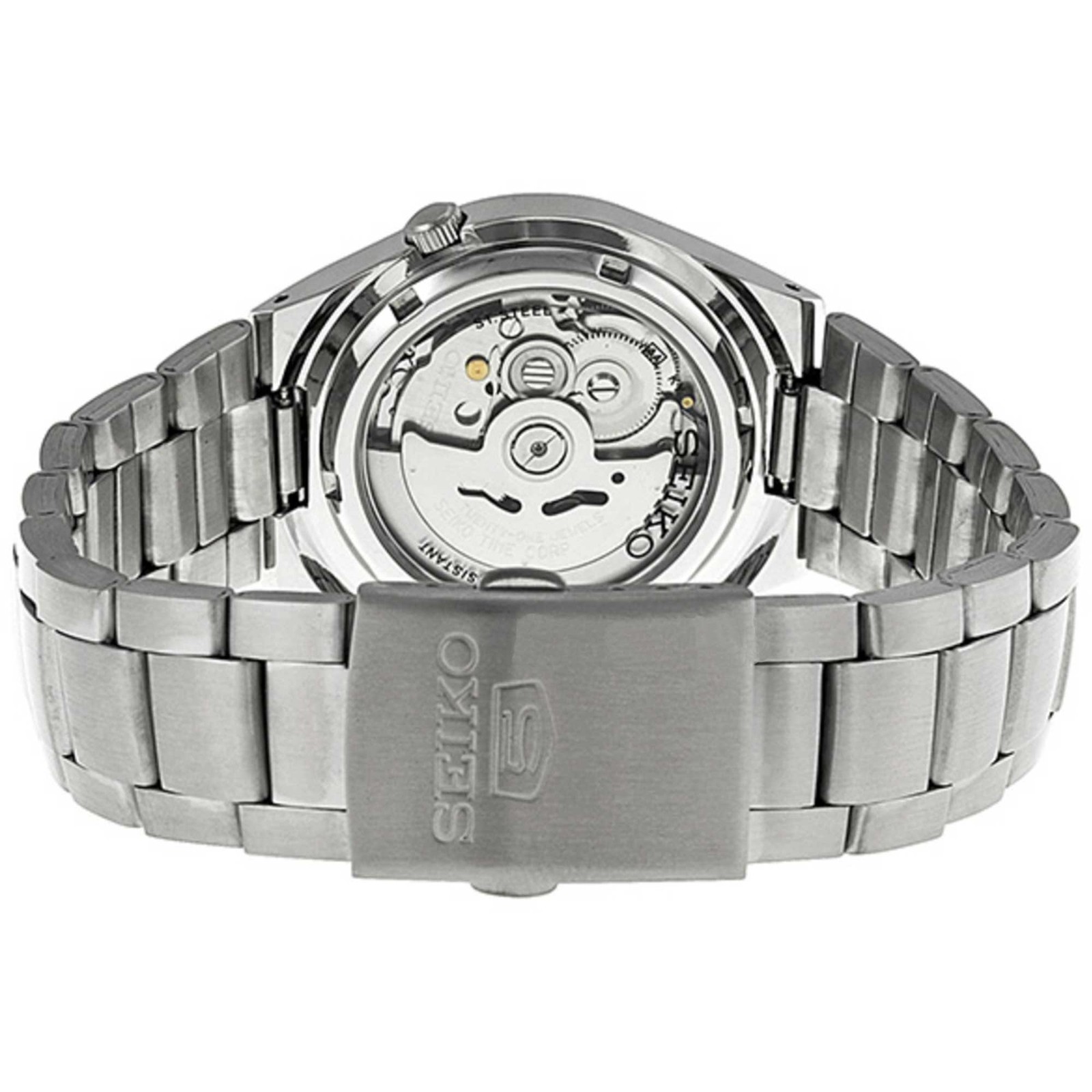 Seiko Men’s Watch Series 5 Automatic Blue Dial Stainless Steel Bracelet SNK615K1