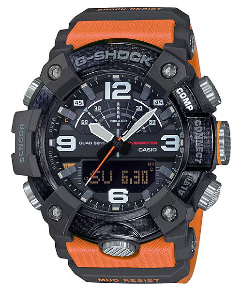 Casio G-Shock MUDMASTER Carbon Core Mud-Resistant Outdoors Mens Watch GGB100-1A9