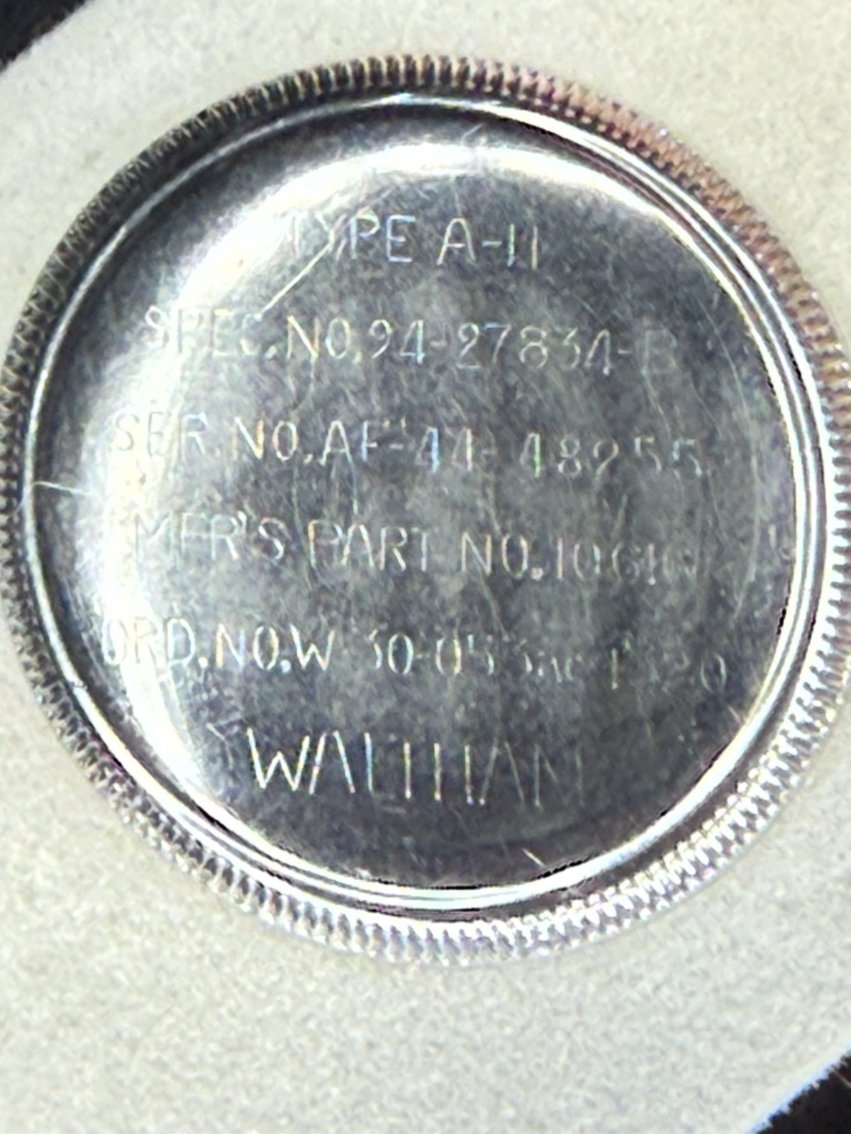 Vintage Waltham A-11 WW2 U.S. Military Issue Wrist Watch – SERVICED